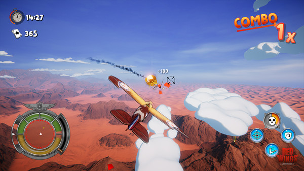 喜加一：免费领steam飞行射击游戏《红翼：天空王牌》