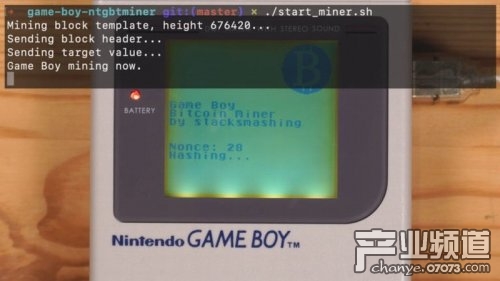 30年前的Game Boy用来挖比特币 矿工挖矿都疯了！