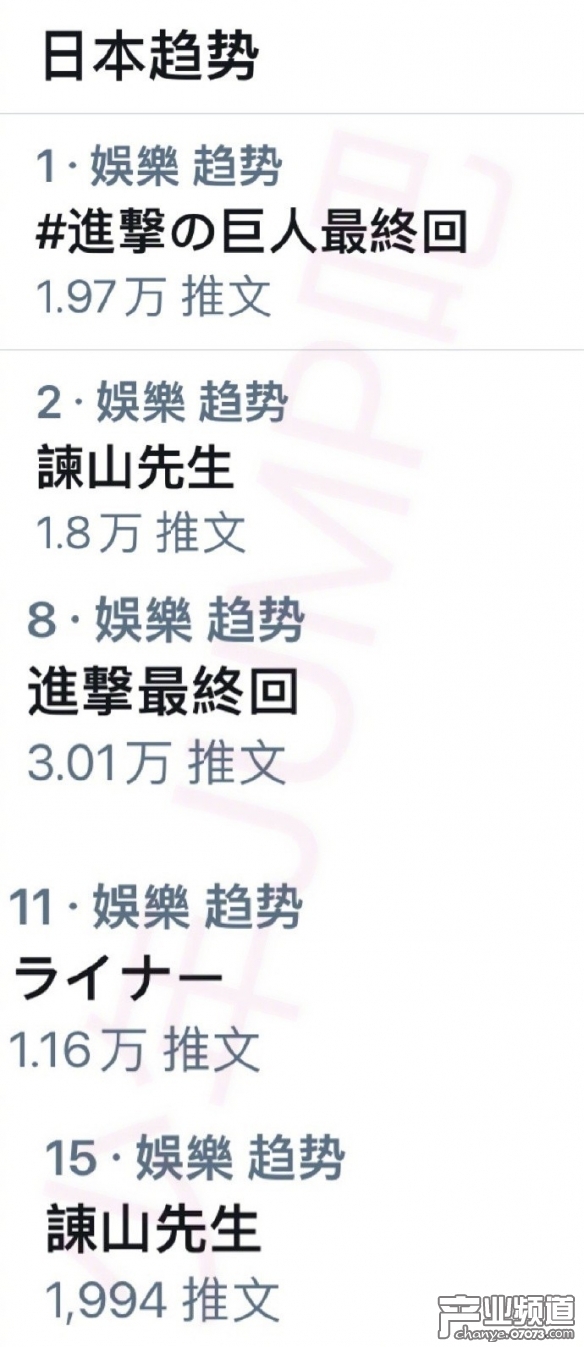 《进击的巨人》漫画完结！“巨人最终话”登日推热搜