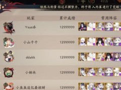 阴阳师赤月复苏阵容超强搭配